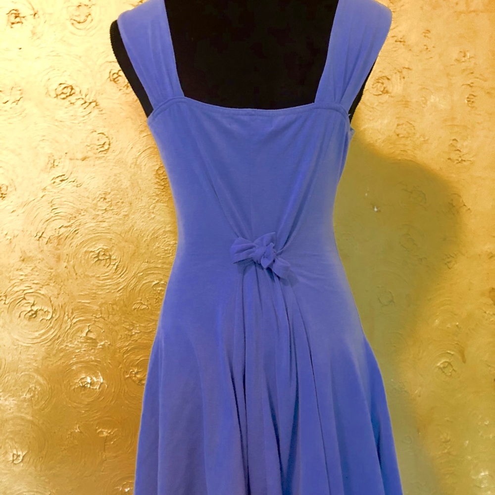 Vintage Blue Sailor Dress w/ Bow